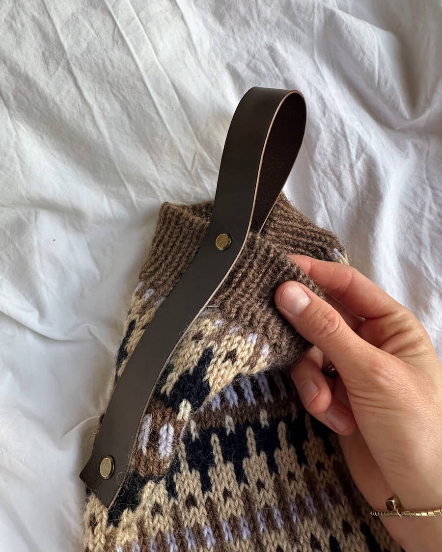 PetiteKnit - Celeste Christmas stocking