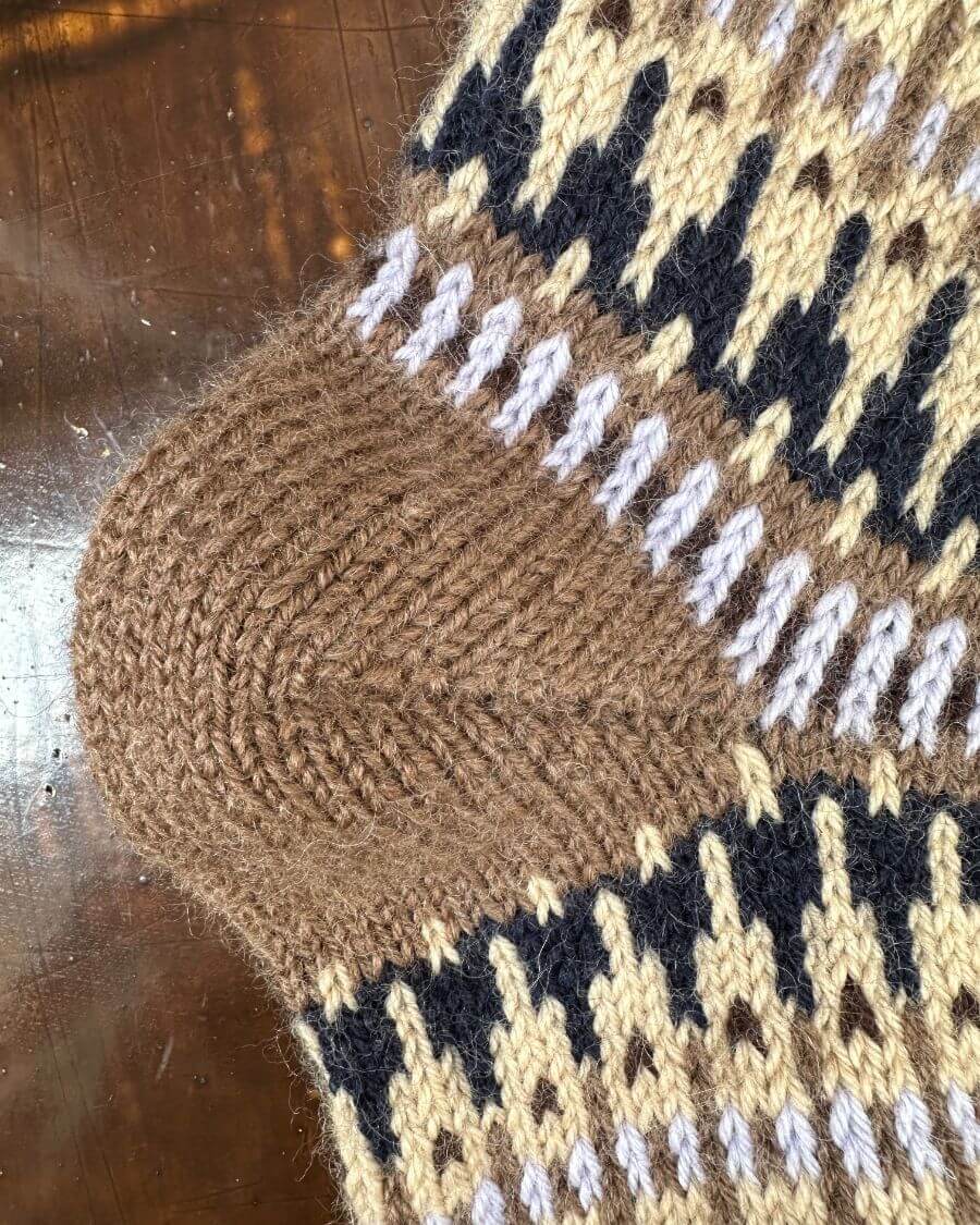 PetiteKnit - Celeste Christmas stocking