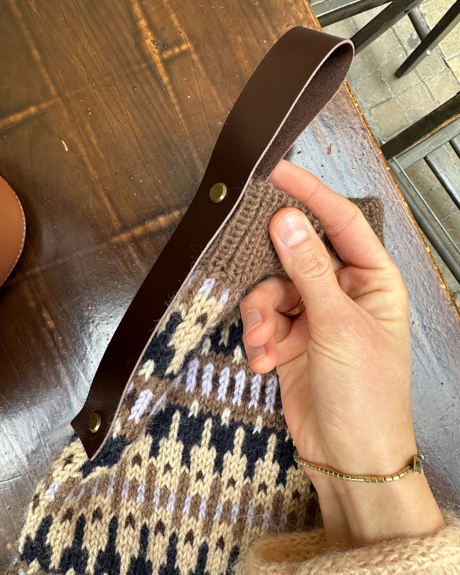 PetiteKnit - Celeste Christmas stocking