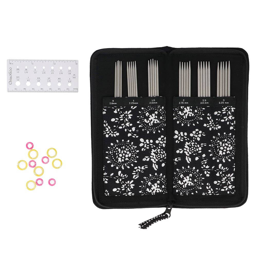 ChiaoGoo - Strumpstickor - Set 15cm 2.00-3.25mm