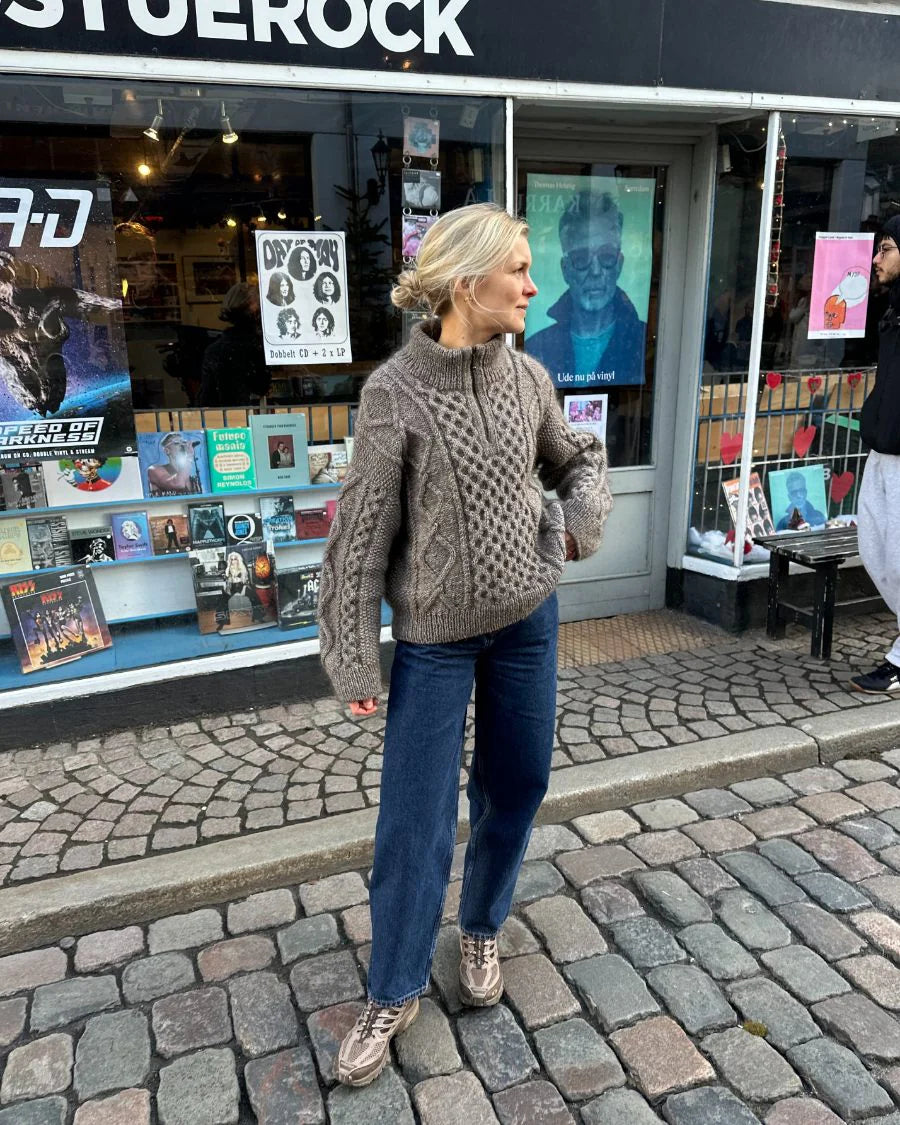 PetiteKnit - Dagmar Zipper Sweater