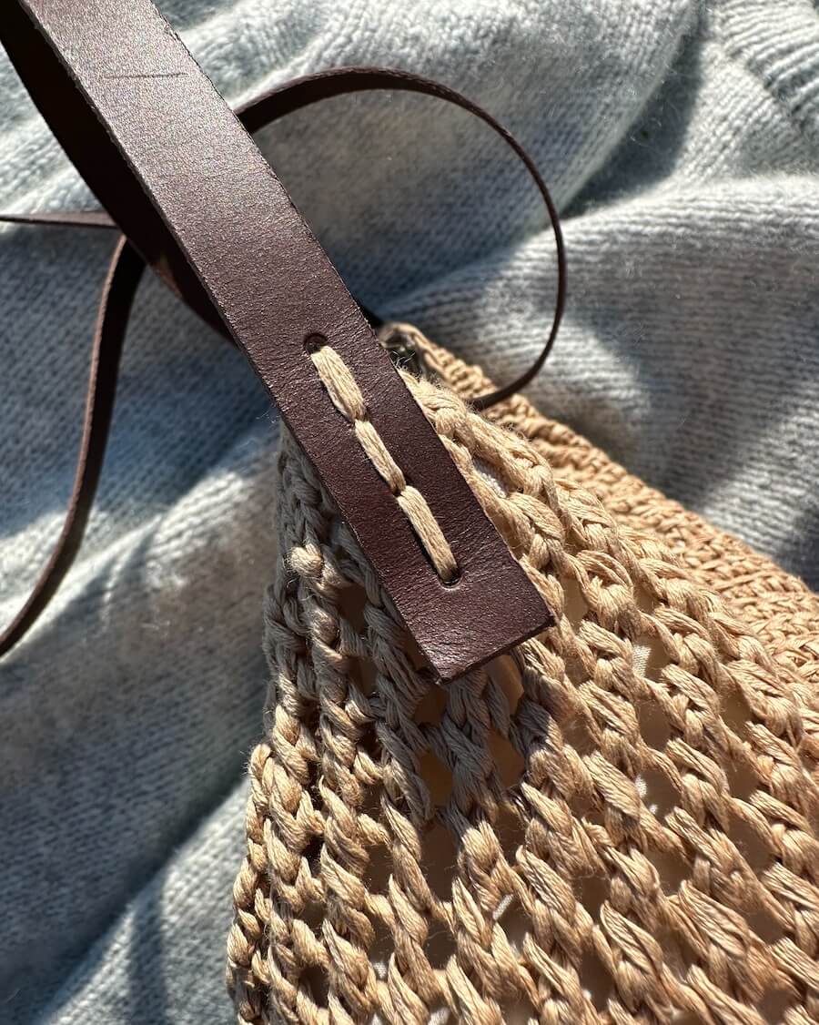 PetiteKnit - Leather strap for Florence bag