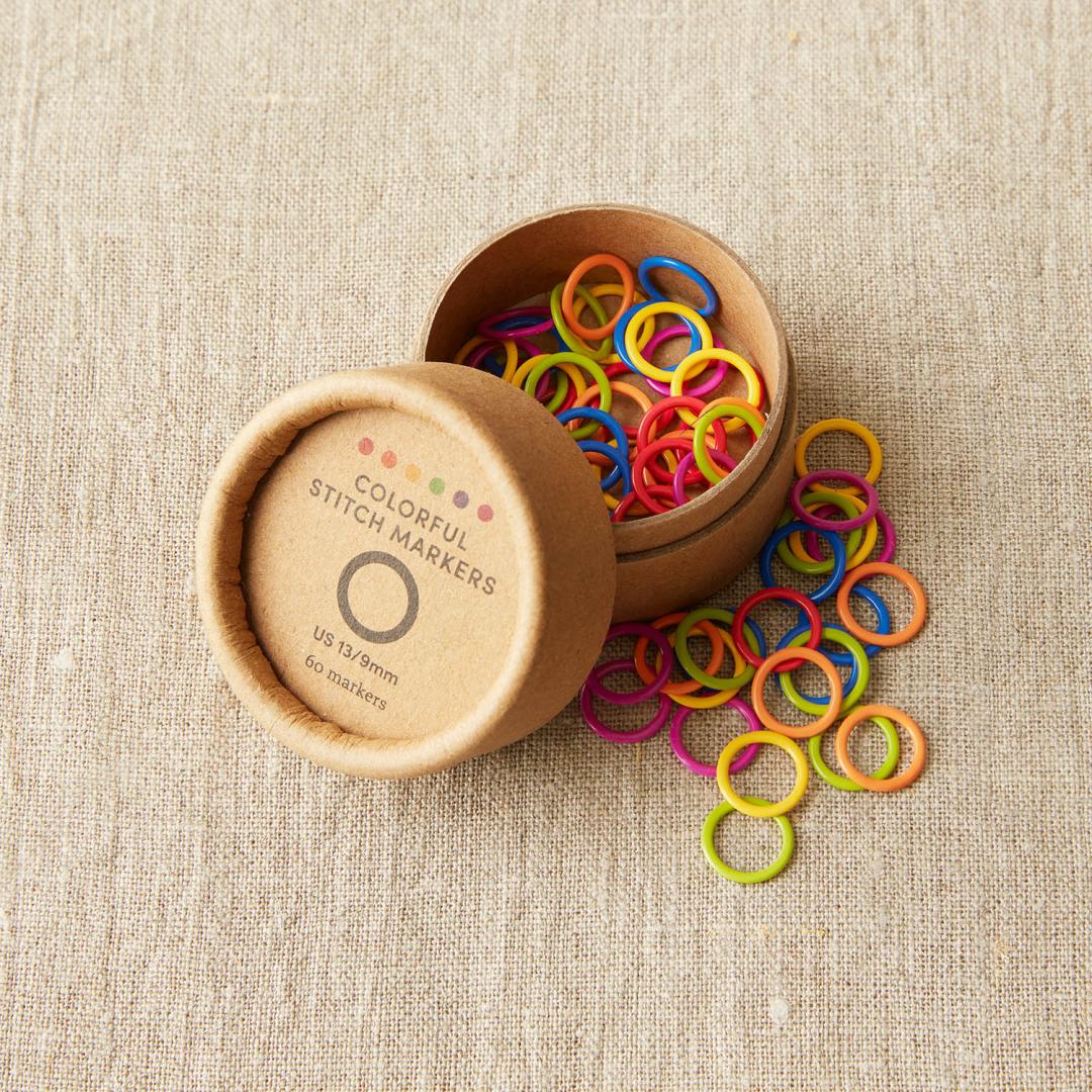 CocoKnits - Colored Ring Stitch Markers, Large