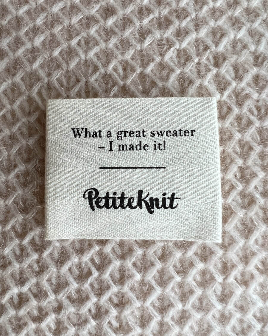 PetiteKnit - What a great sweater - stor label