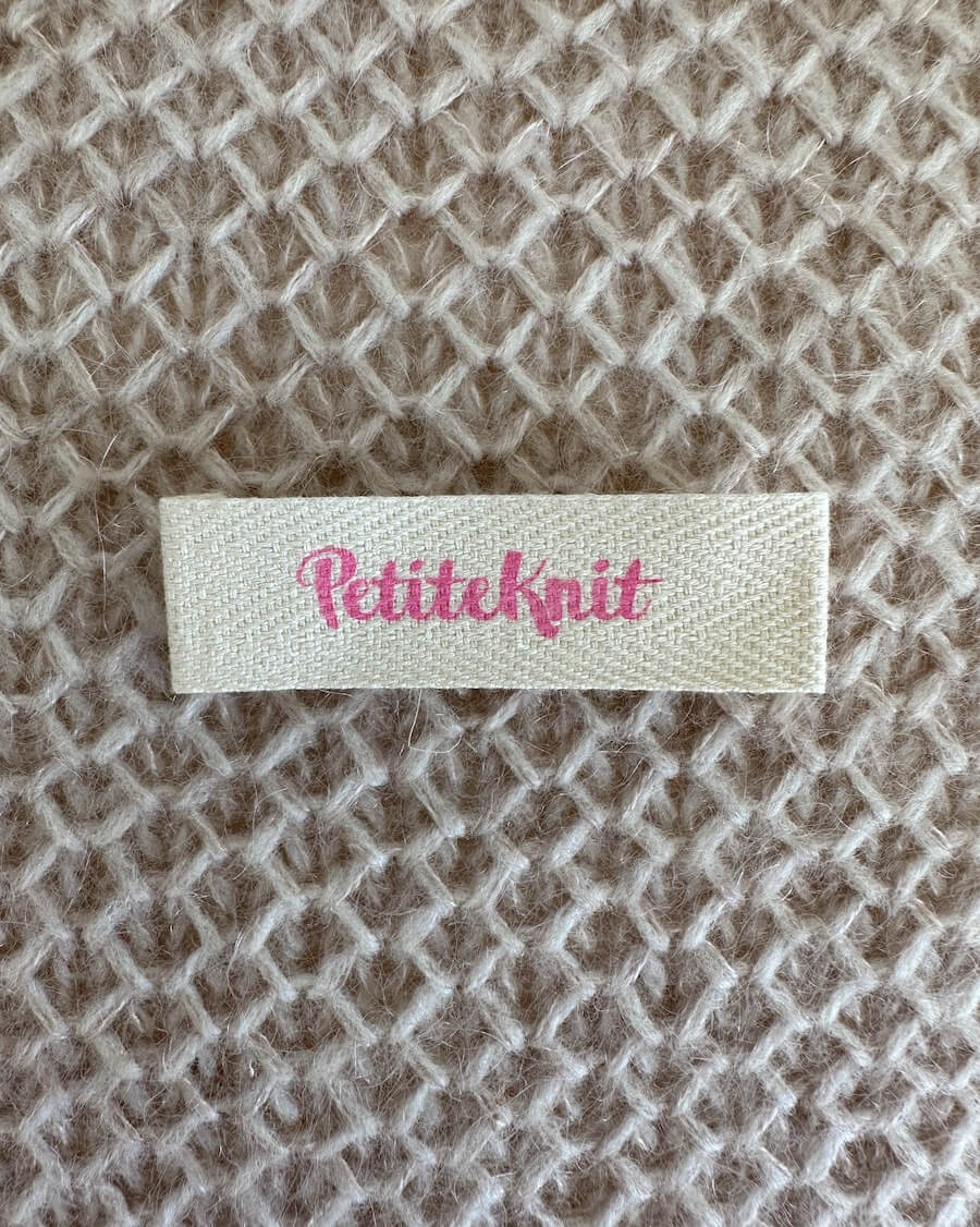 PetiteKnit - label 1 pcs