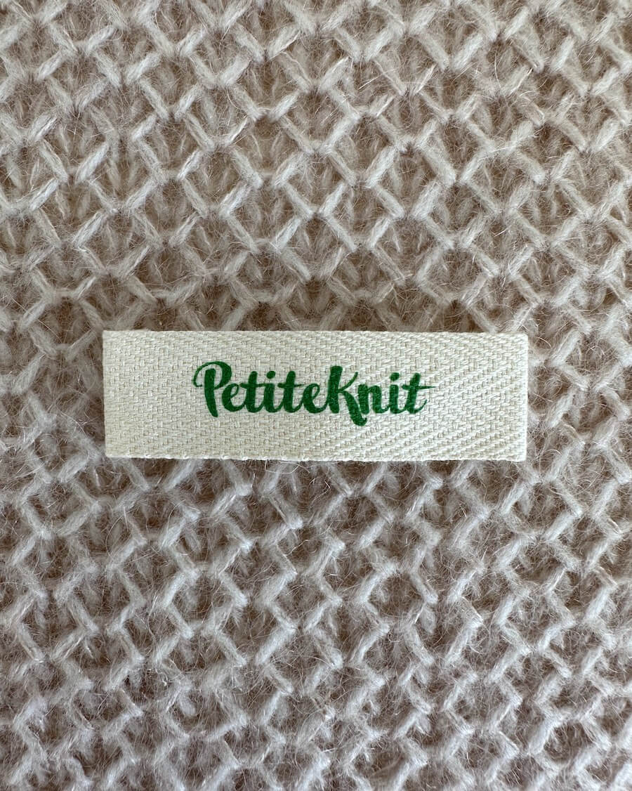 PetiteKnit - label 1 pcs