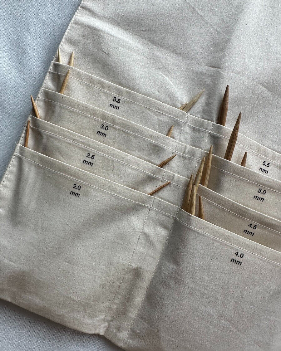 PetiteKnit - Iron-on labels for Knitter's Needle Case