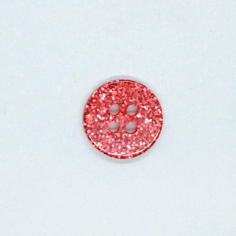 Button with four holes in olive wood