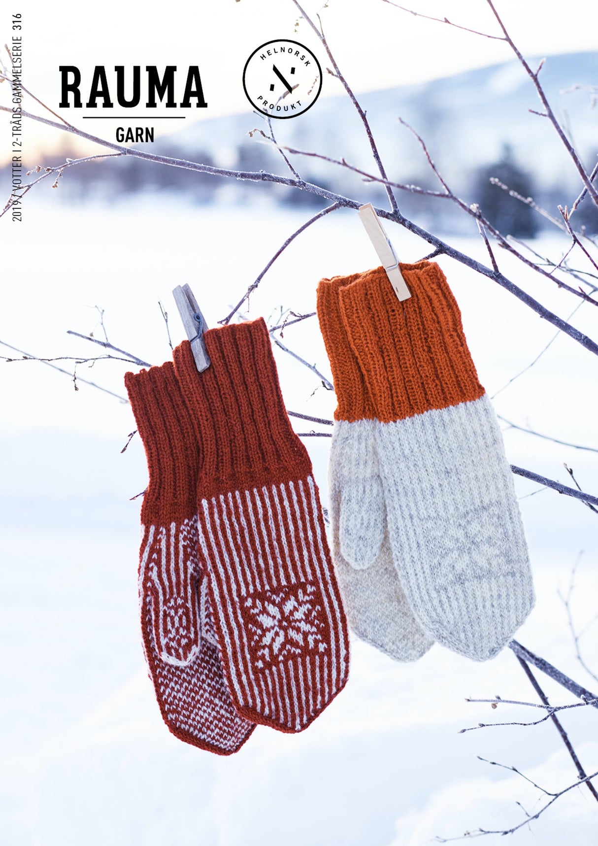 Rauma mönsterhäfte 316 Votter i 2 tr-gammelserie