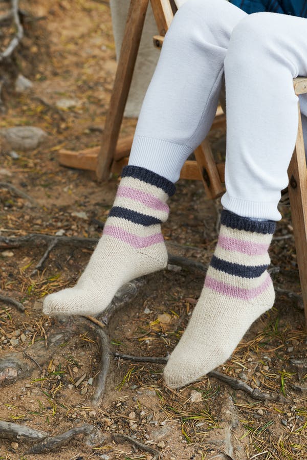 Rauma mönsterhäfte 394 Vandre sokker