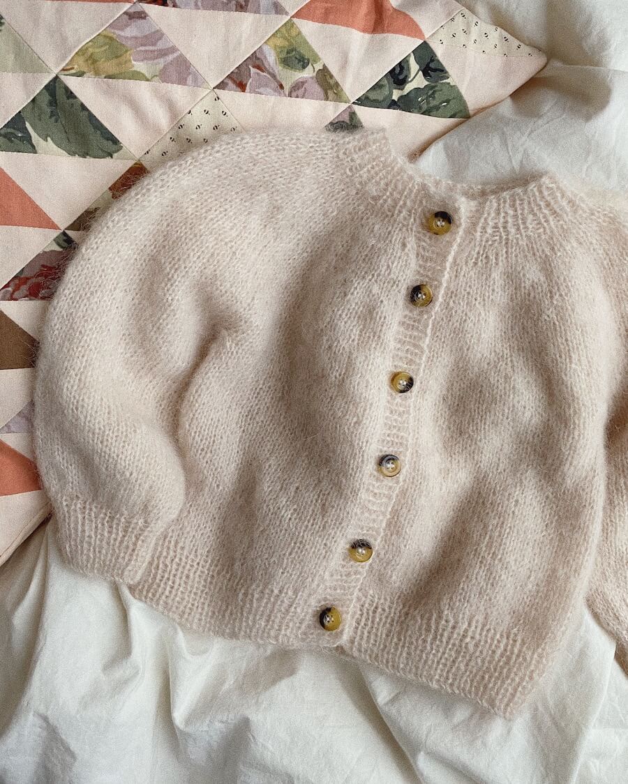Novice cardigan mini - mohair edition
