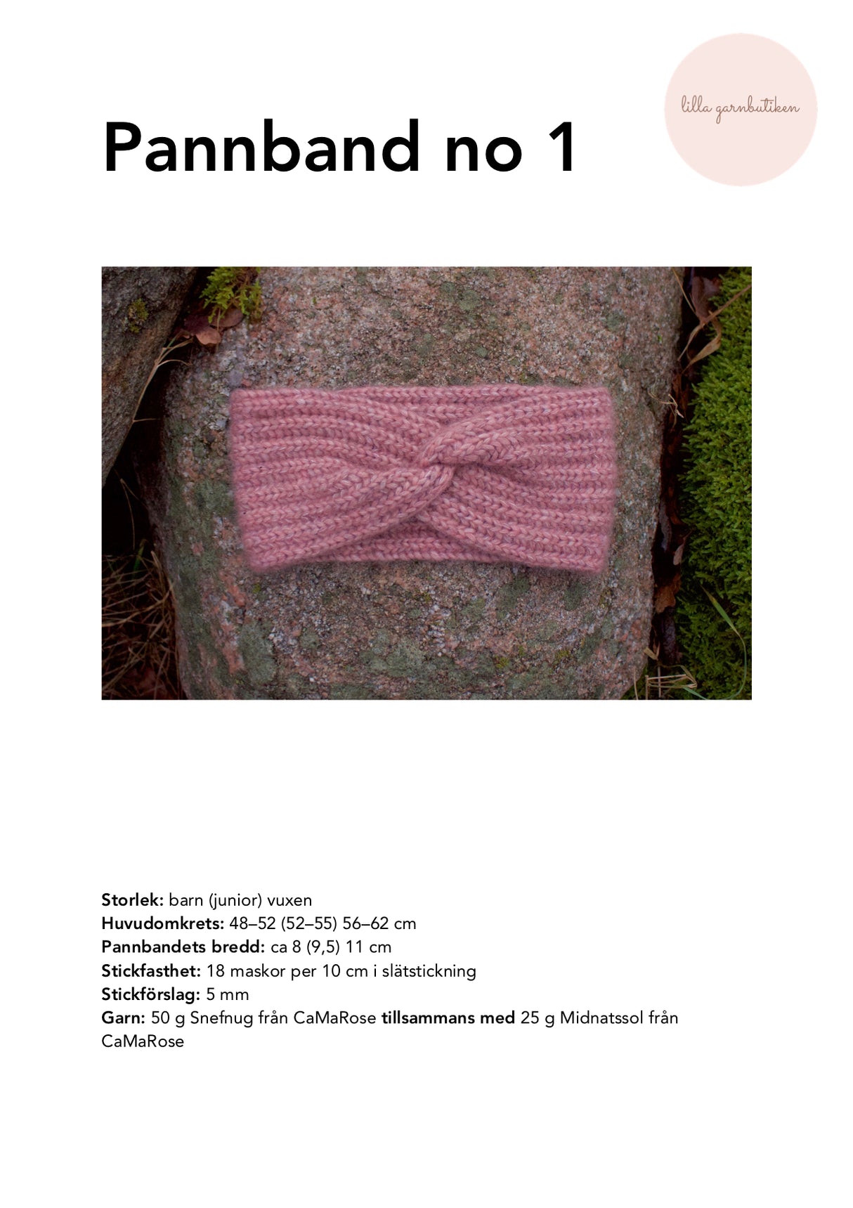 Pannband no 1 – Digitalt mönster