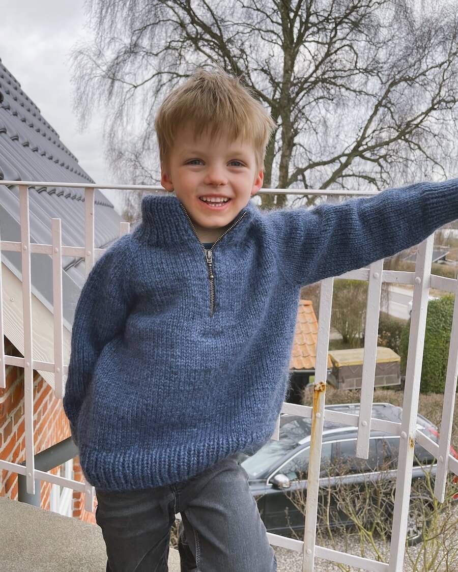 PetiteKnit - Zipper Sweater Junior