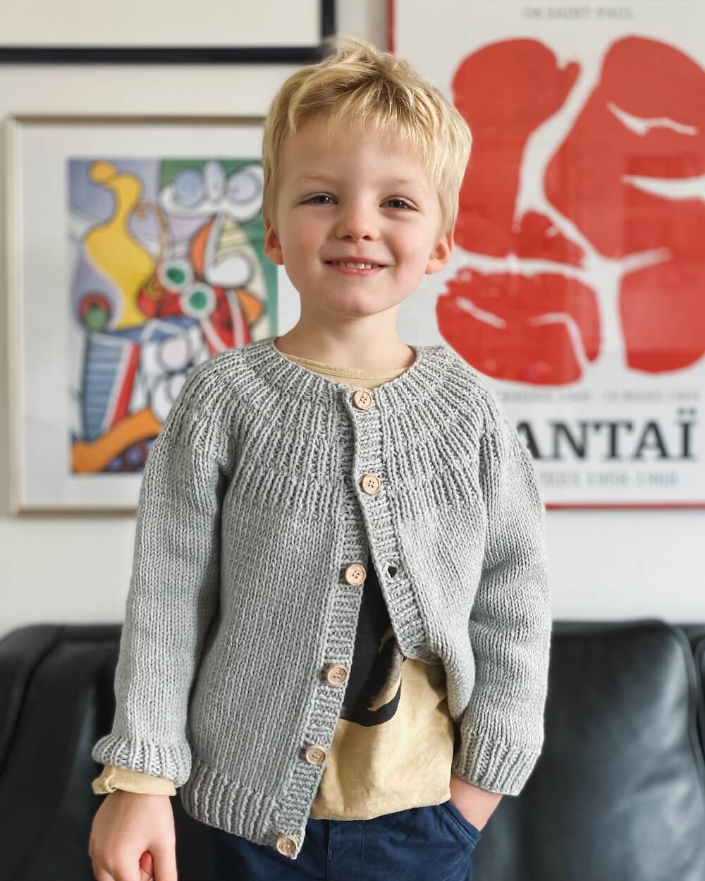 PetiteKnit - Anker's jacket