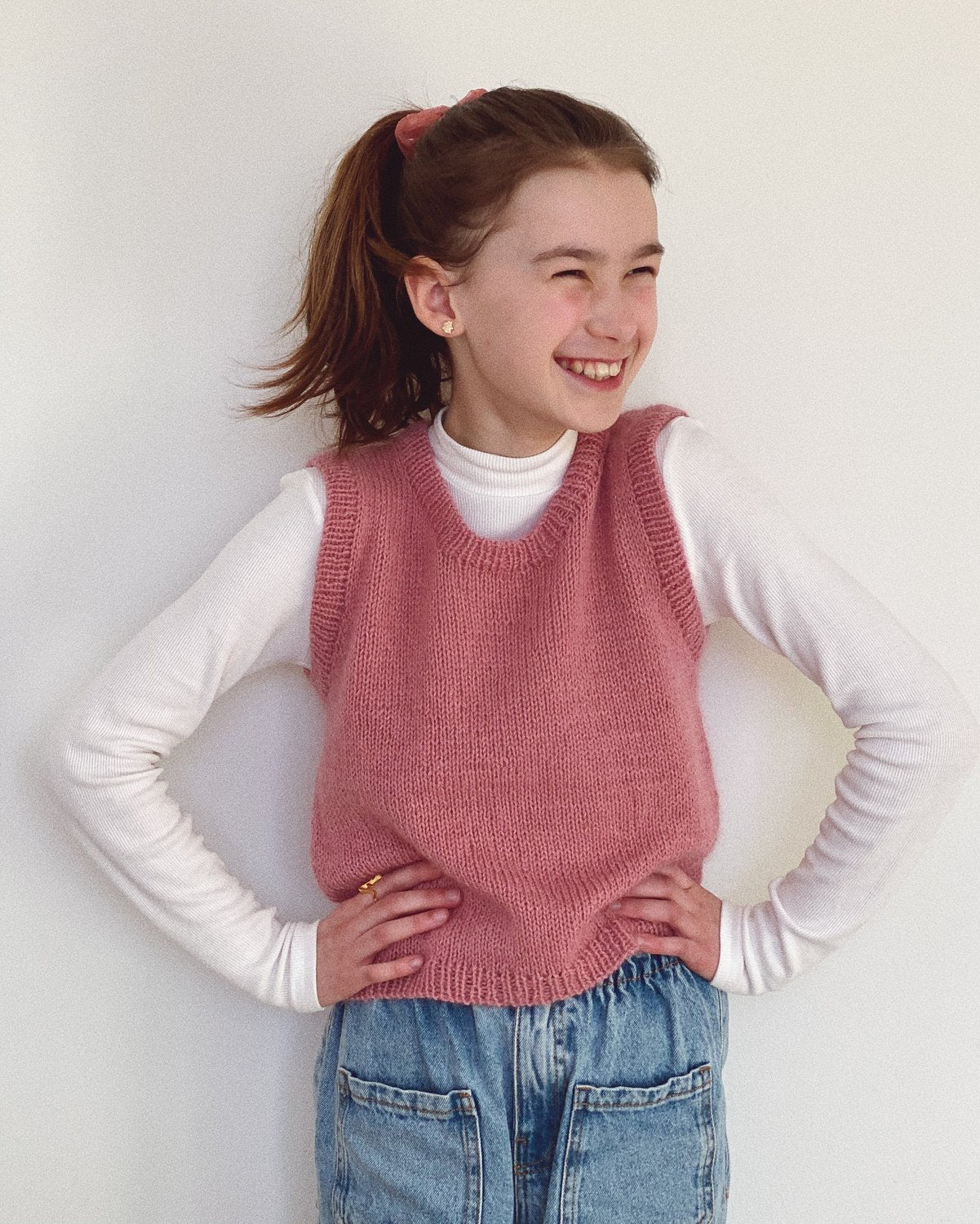 PetiteKnit - Stockholm slipover junior