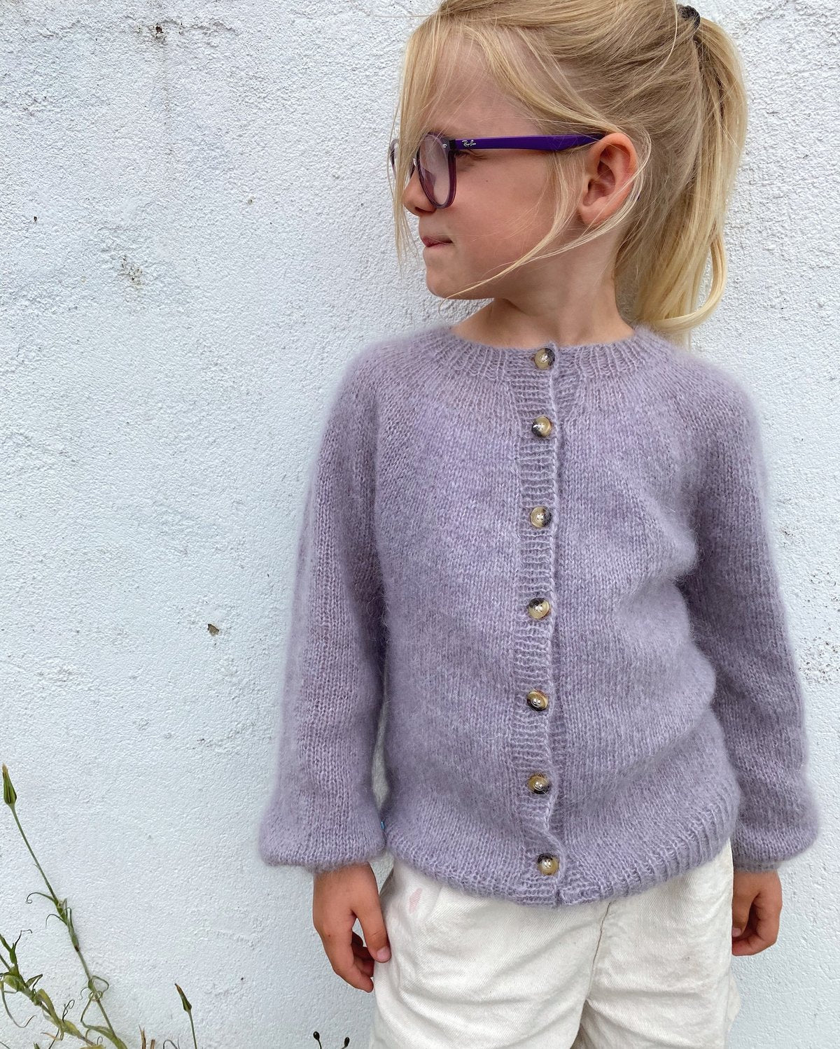 Novice cardigan junior - mohair edition