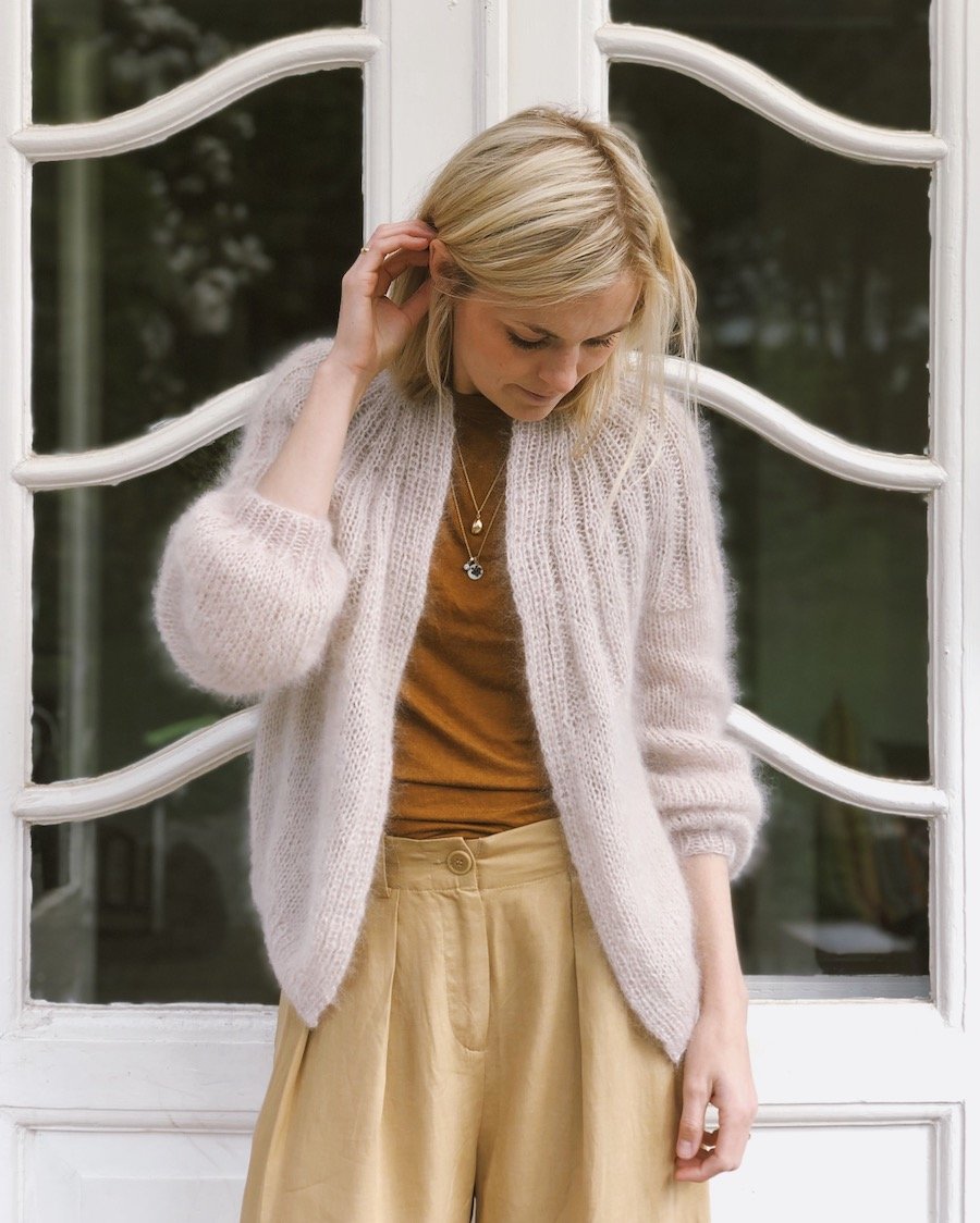 PetiteKnit - Sunday cardigan mohair edition