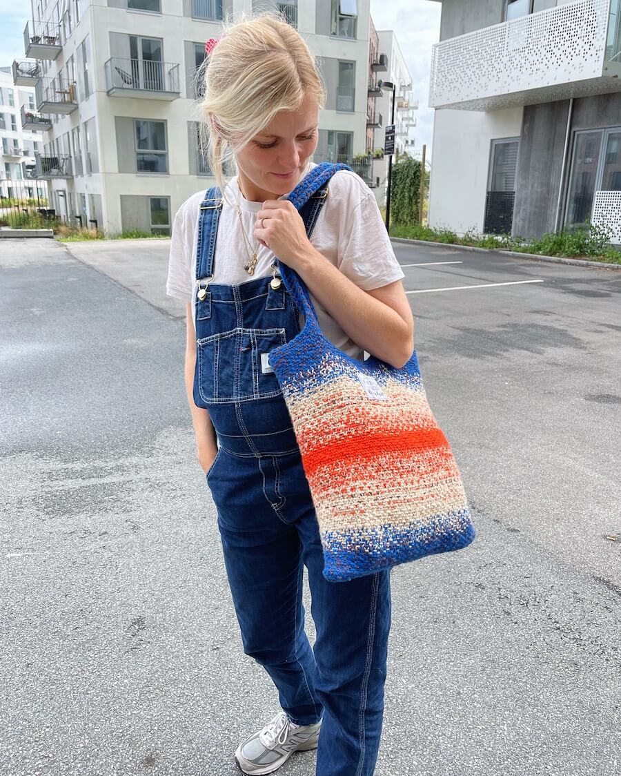 PetiteKnit - Technicolor Tote Bag