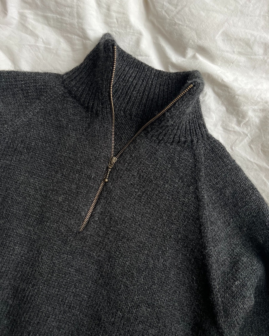 PetiteKnit - Zipper Sweater Light