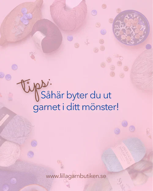 Byta ut garn - hur gör man?