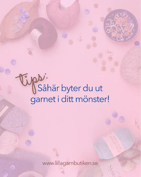 Byta ut garn - hur gör man?