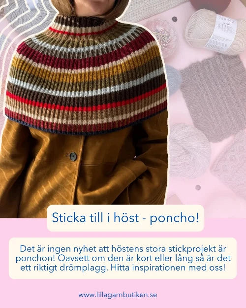 Snygga ponchos att sticka!