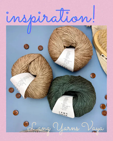 Vad kan jag sticka med Lang Yarns Vaya?