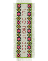 Broderikit - Bokmärke med mönstrad bård