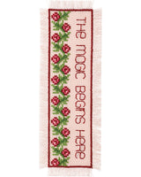 Broderikit - Bokmärke med mönstrad bård