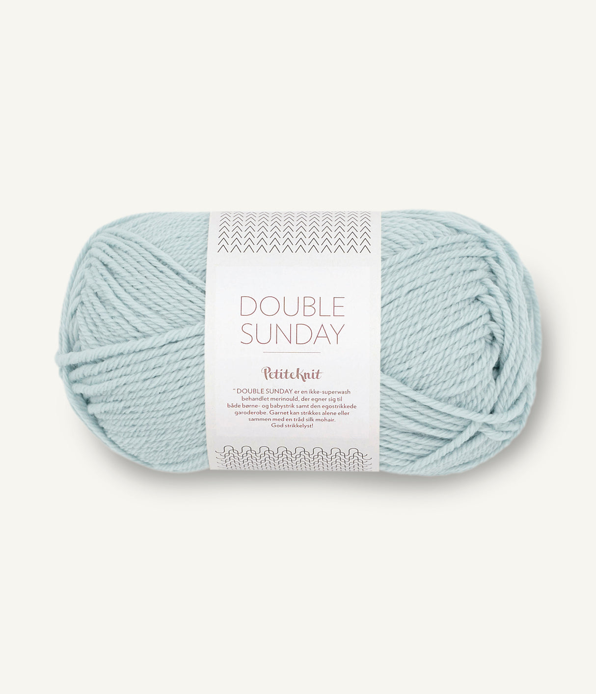 Utgående färg: Double Sunday PetiteKnit Pale Blue 5930