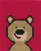 Broderikit - Djur 10x12 cm