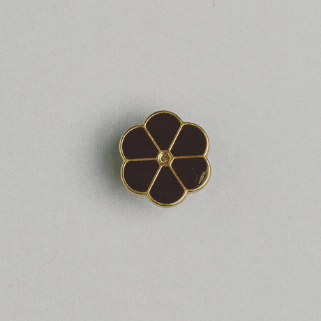 Blomknapp i metall med ögla