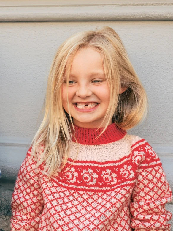 Sandnes - 2509 Norska Ikoner Junior - 01 Blome genser junior (norska)