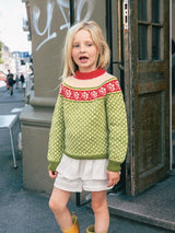 Sandnes - 2509 Norska Ikoner Junior - 05 Blome genser junior (norska)