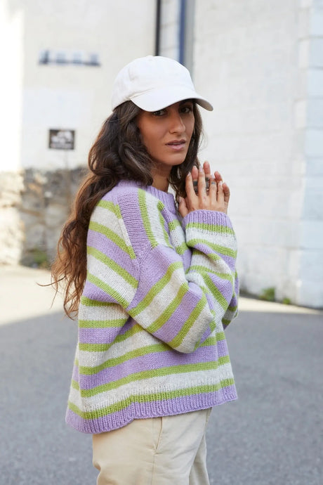 Rauma pattern 452 Uni stripe sweater