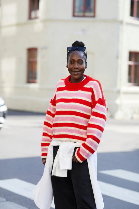 Rauma pattern 452 Uni stripe sweater