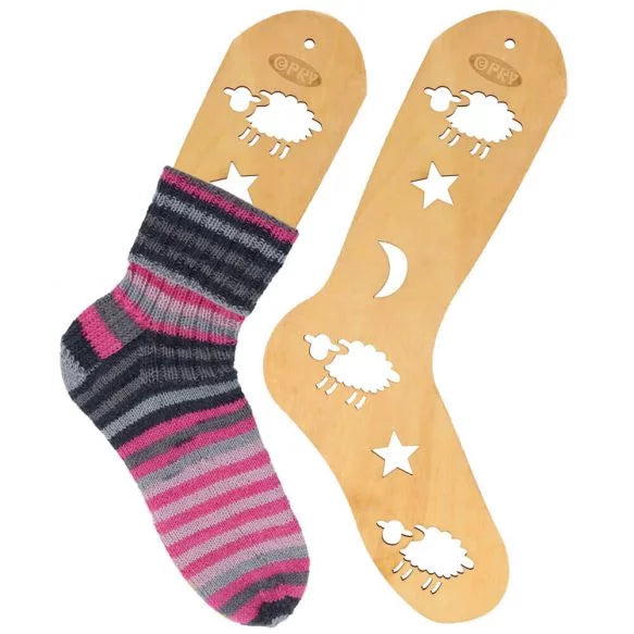 Opry - Sockblockare i trä L (25.5 cm)