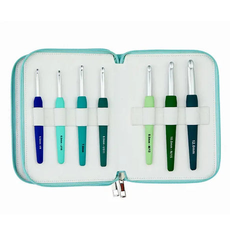 KnitPro Waves 2.0 Grande - Set med virknålar (14 st)