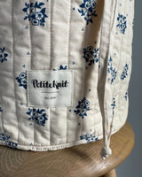 PetiteKnit – Get Your Knit Together Bag Grand – Midnight Blue Flower