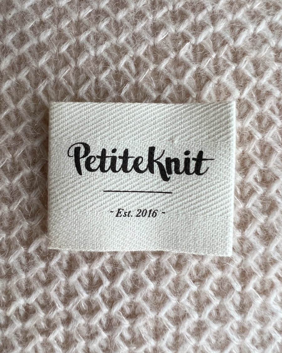 PetiteKnit - label 1 pcs