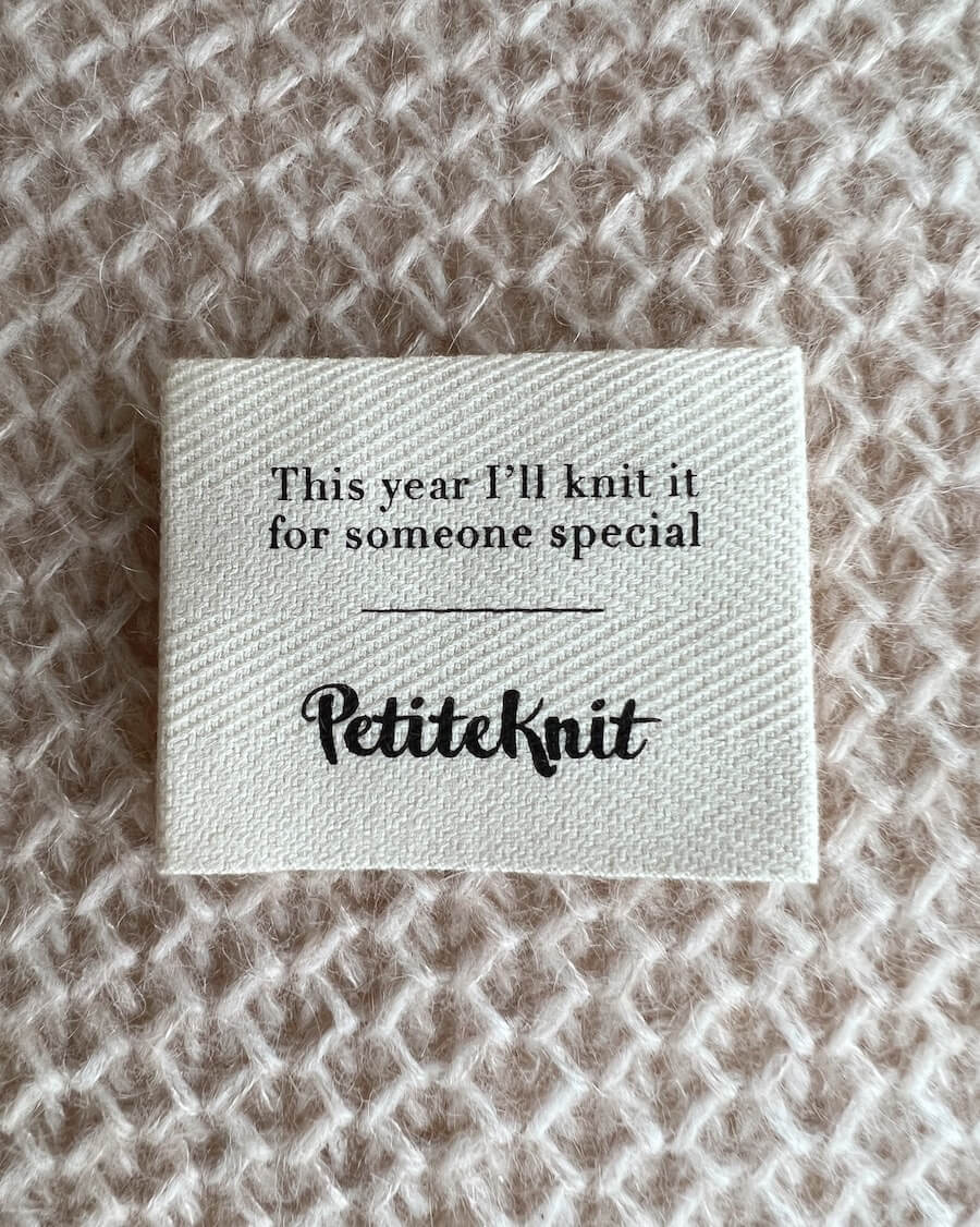 PetiteKnit - label 1 pcs