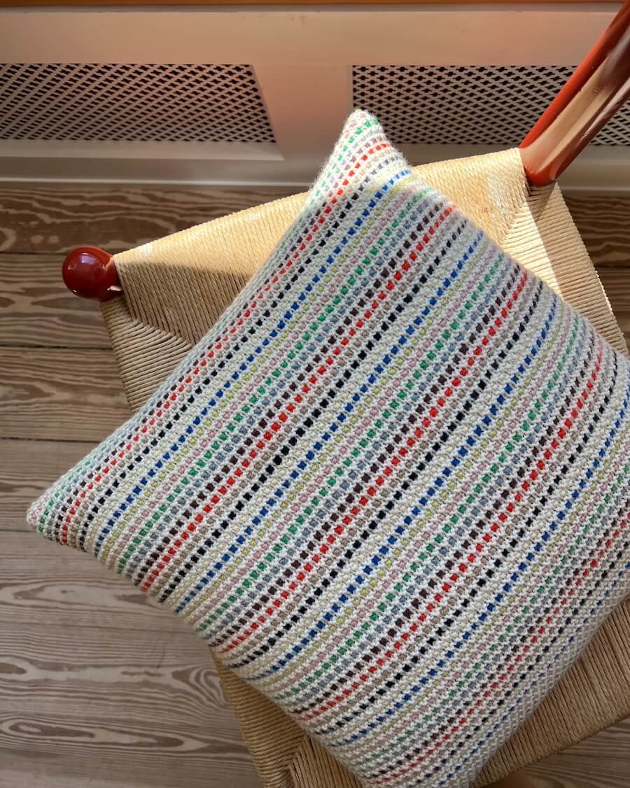 PetiteKnit - Bakstycke till kudde - 50 x 50 cm