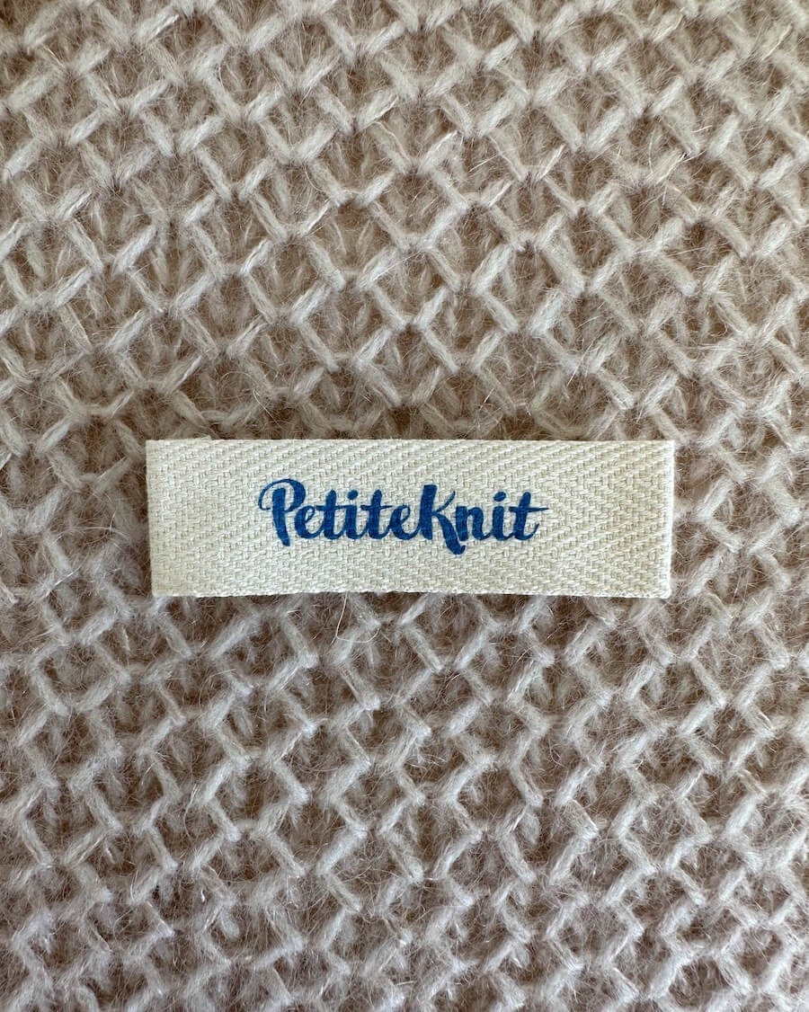 PetiteKnit - label 1 pcs