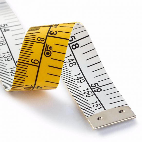 Tape measure cm and inch