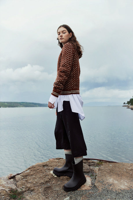 Rauma mönsterhäfte 268 Sokker i 2 tr-gammelserie