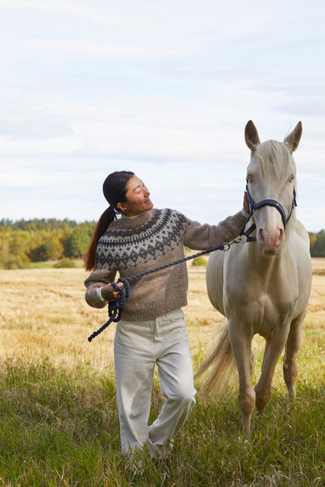 Rauma mönsterhäfte 268 Sokker i 2 tr-gammelserie