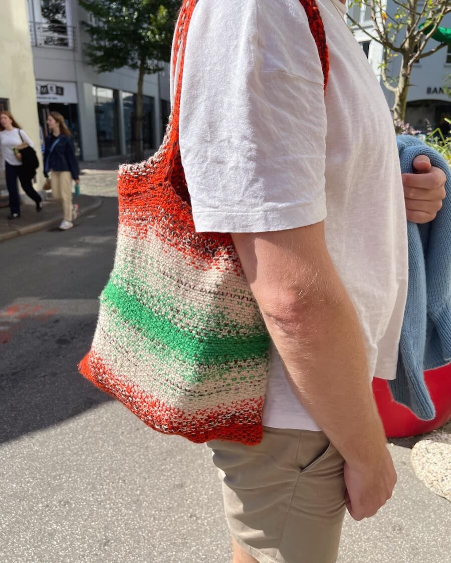 PetiteKnit - Technicolor Tote Bag