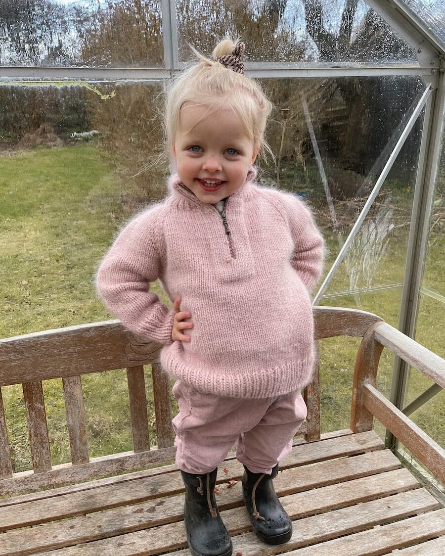 PetiteKnit - Zipper Sweater Junior