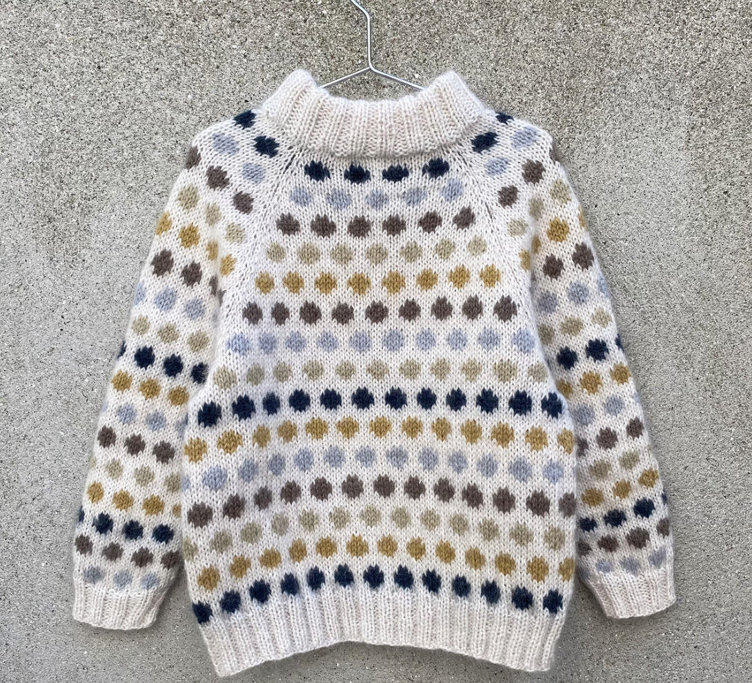 Knitting for Olive - Dot Sweater - Children