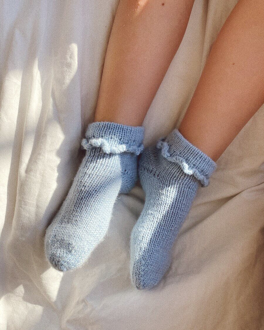 PetiteKnit - Ruffle socks junior